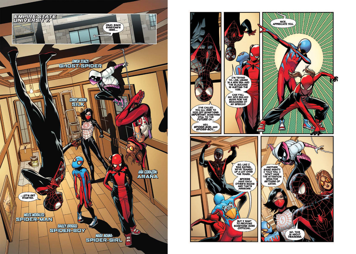 Amazing Spider-Man: Spider-Versity interior 1 (ISBN 9781302969554)