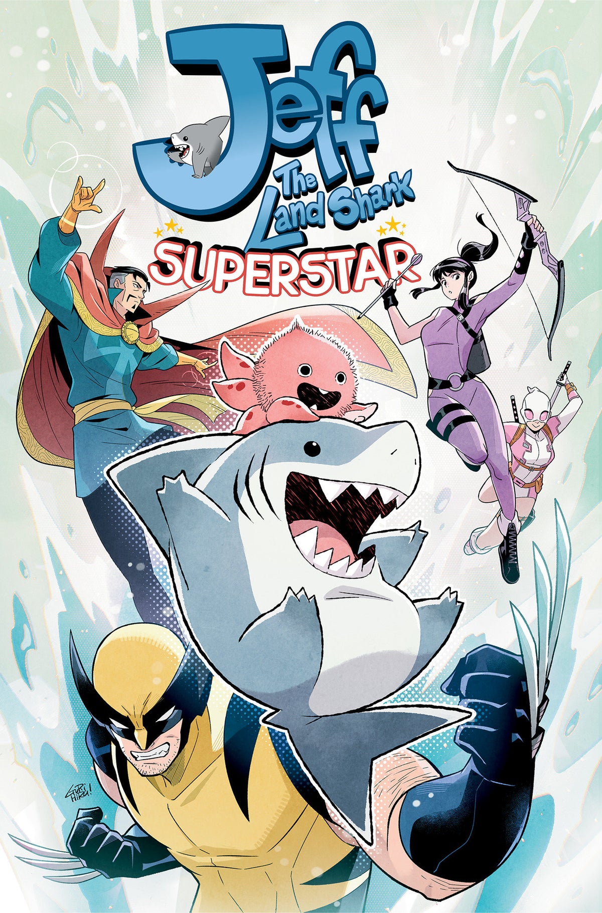 Jeff The Land Shark: Superstar cover (ISBN 9781302970109)
