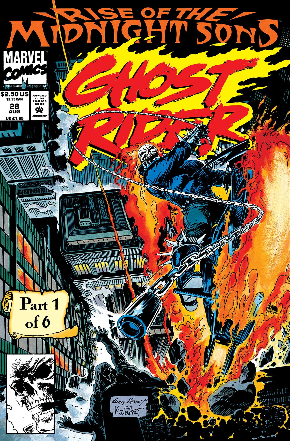 Ghost Rider: Danny Ketch Epic Collection: Rise Of The Midnight Sons cover (ISBN 9781302971861)