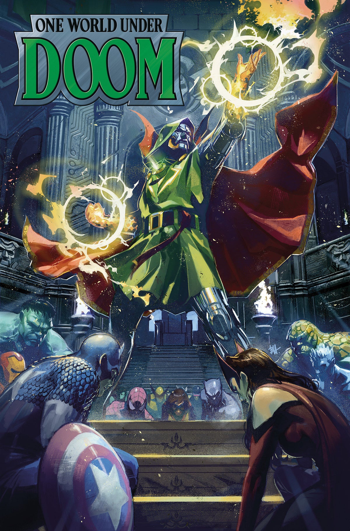 One World Under Doom Omnibus Ben Harvey Cover cover (ISBN 9781302972509)
