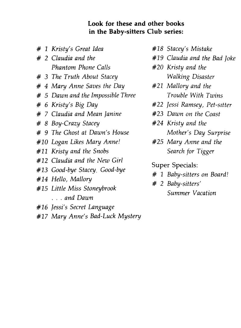 The Baby-Sitters Club: Super Special #2 Baby-Sitters' Summer Vacation! (Ann M. Martin)-Fiction: 劇情故事 General-買書書 BuyBookBook