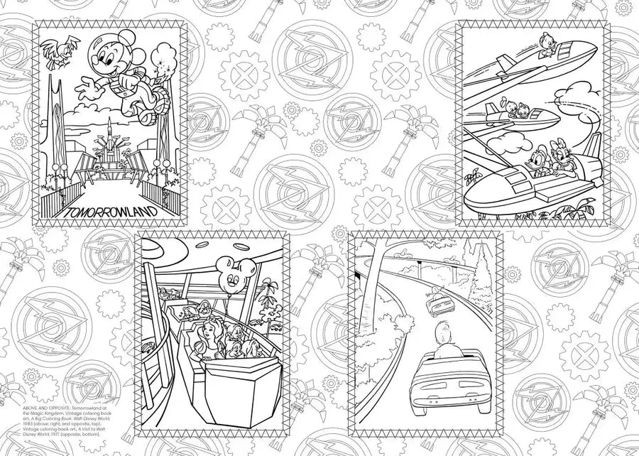 Art of Coloring: Walt Disney World US - Paperback / softback