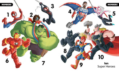 Marvel Beginnings: First Shapes, Colors, Numbers US - Board book