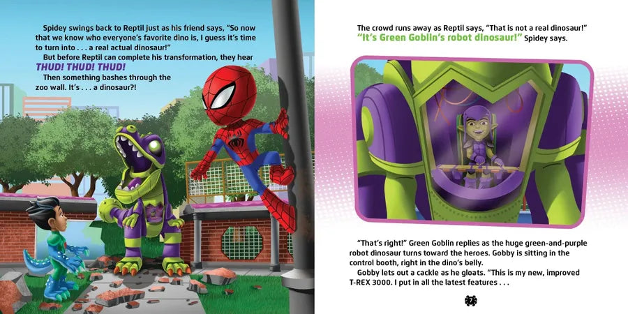 Spidey and His Amazing Friends: Dino Disaster US - Paperback / softback
