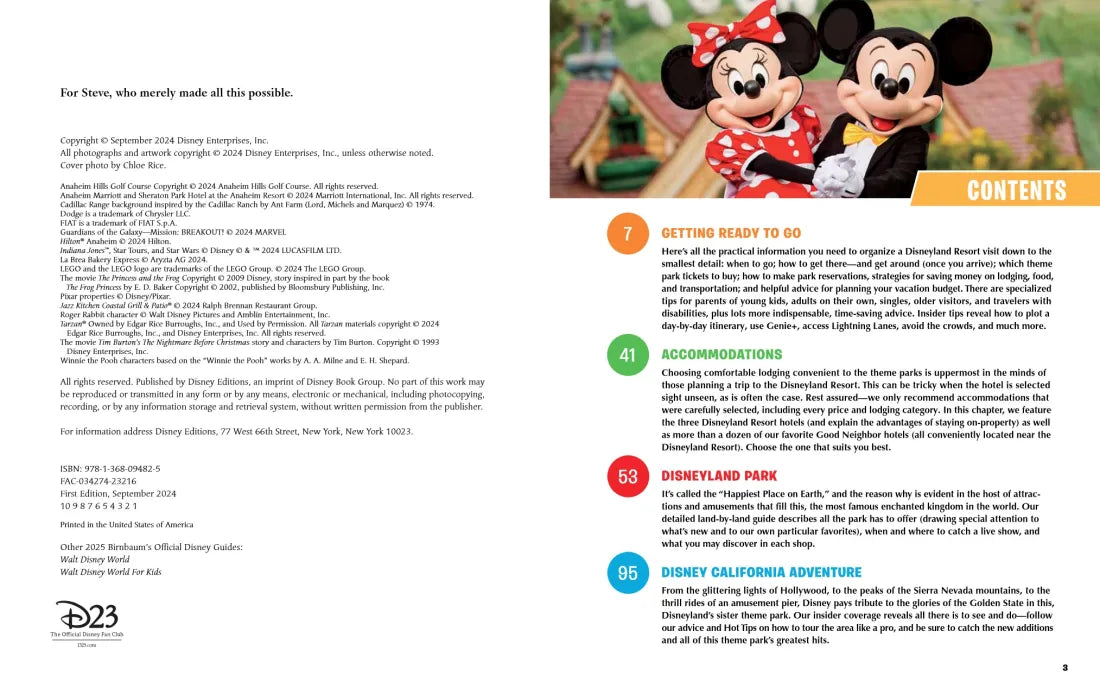Birnbaum's 2025 Disneyland Resort US - Paperback / softback