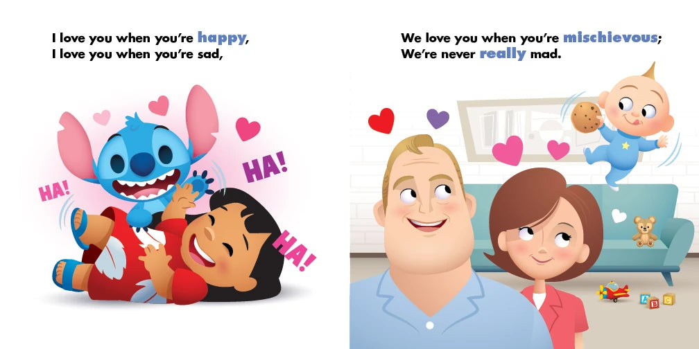 Disney Baby: I Love You More Each Day US - Board book