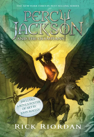 Percy Jackson and the Olympians 5 Book Paperback Boxed Set (w/poster) US - Multiple-component retail product, boxed