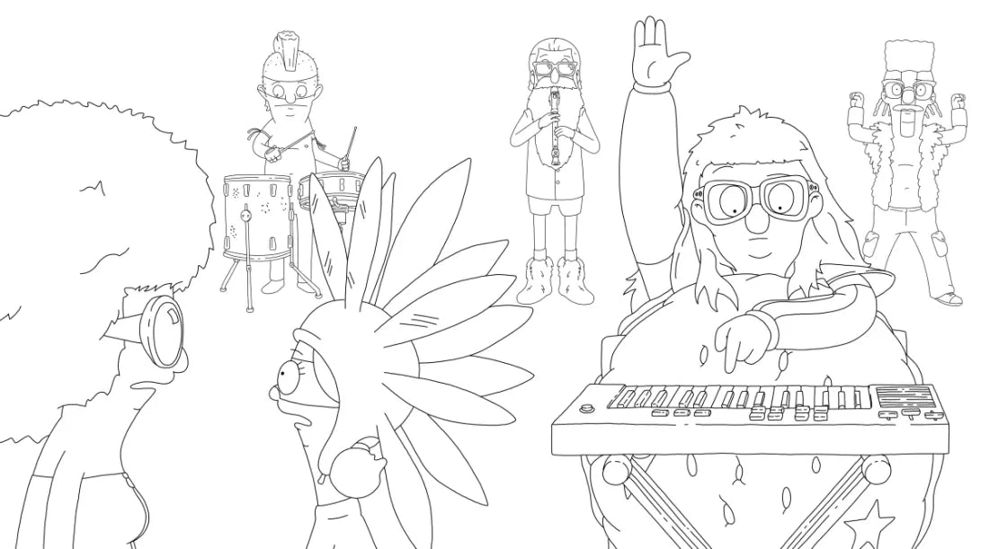 The Official Bob's Burgers Coloring Book US - Paperback / softback