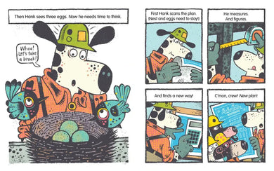 Hard Hat Hank and the Sky-High Solution US - Hardback