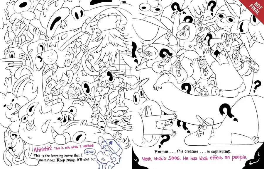 Gravity Falls: Don't Color This Book! US - Paperback / softback