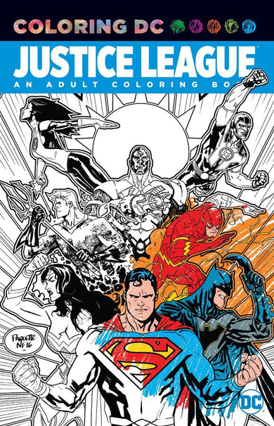 Justice League: An Adult Coloring Book-Lifestyle and Leisure-買書書 BuyBookBook