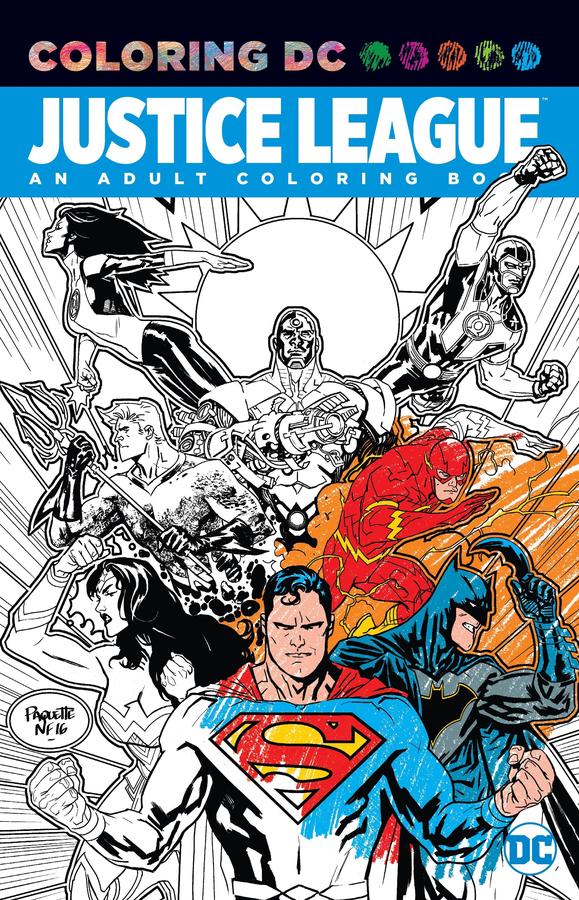 Justice League: An Adult Coloring Book-Lifestyle and Leisure-買書書 BuyBookBook