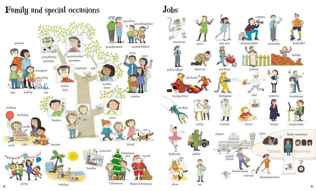 Big Book of English Words GB - Board book