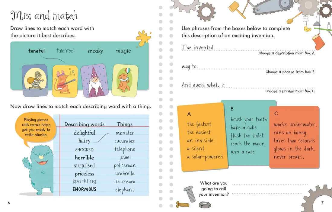 My First Story Writing Book GB - Spiral bound