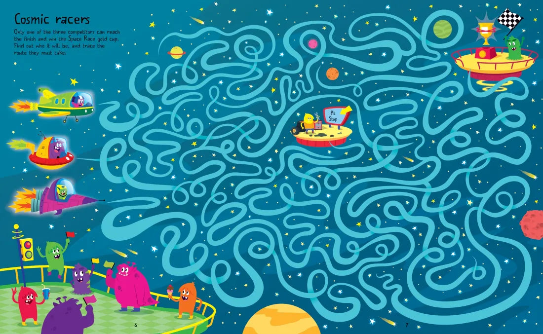 Space Maze Book GB - Paperback / softback