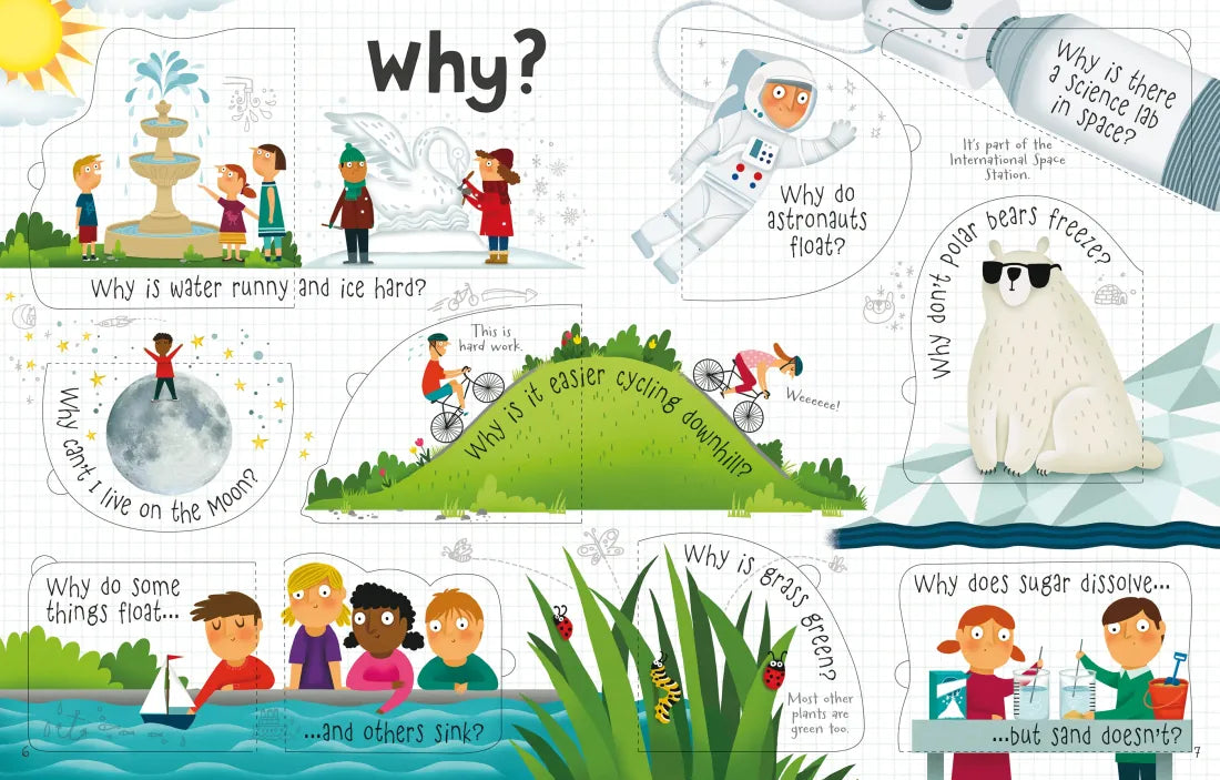 Lift-the-flap Questions and Answers about Science GB - Board book