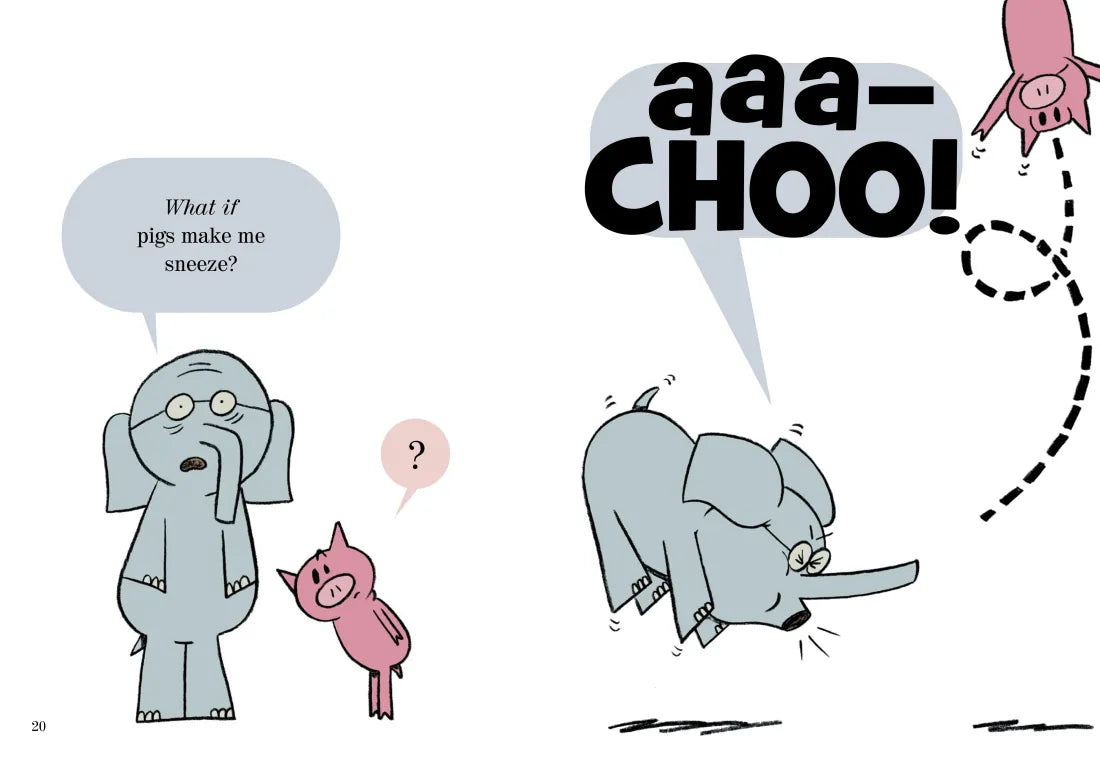 Pigs Make Me Sneeze!-An Elephant and Piggie Book US - Hardback