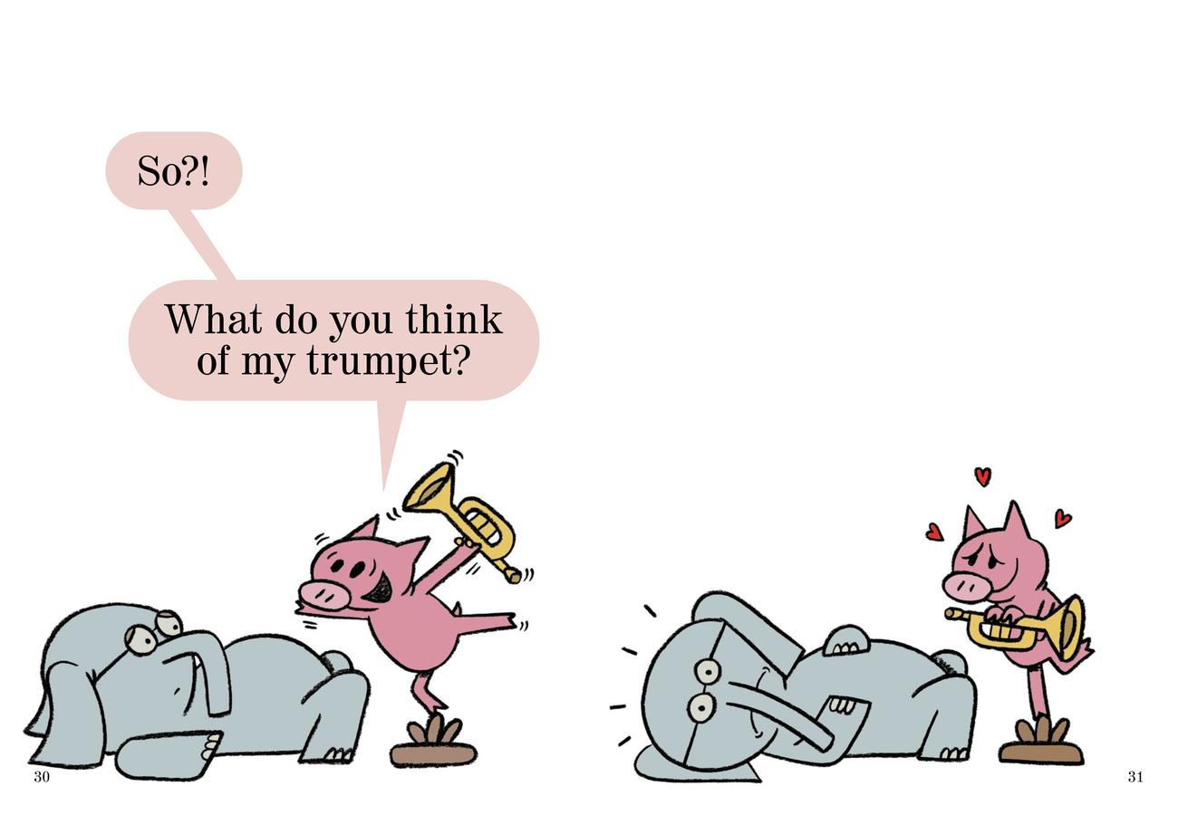 Listen to My Trumpet!-An Elephant and Piggie Book US - Hardback