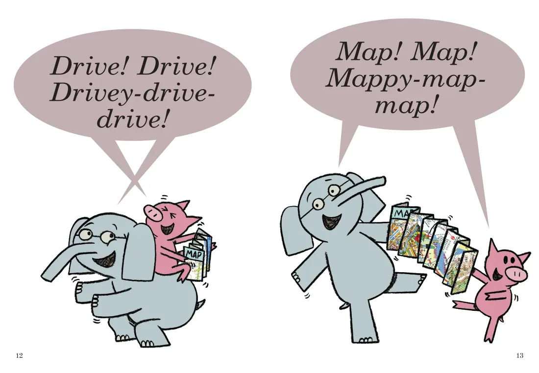 Let's Go for a Drive!-An Elephant and Piggie Book US - Hardback