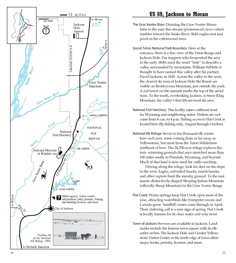 National Geographic Yellowstone and Grand Teton National Parks Road Guide US - Paperback / softback