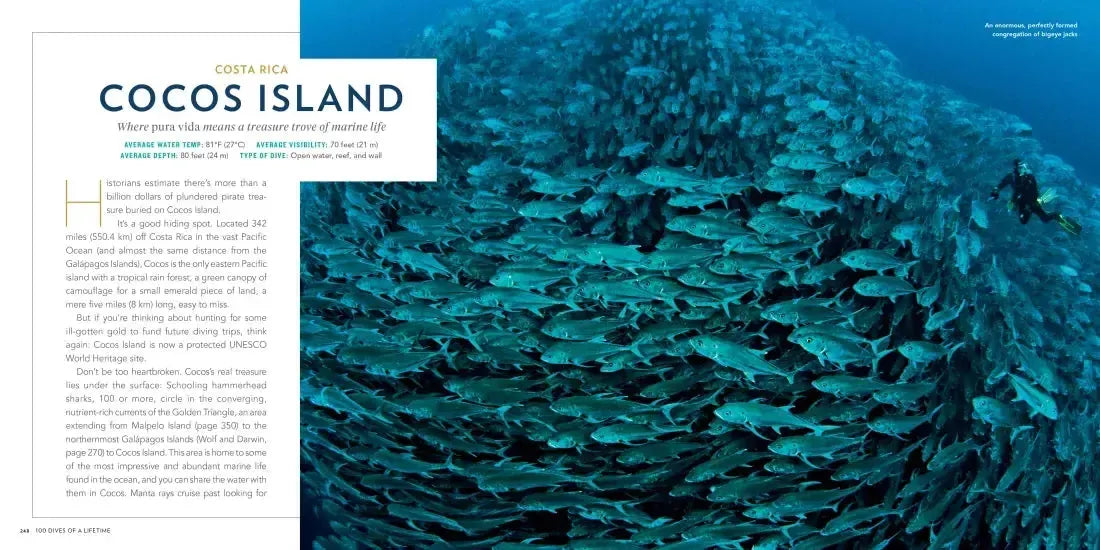 100 Dives of a Lifetime US - Hardback