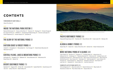 National Geographic Atlas of the National Parks US - Hardback