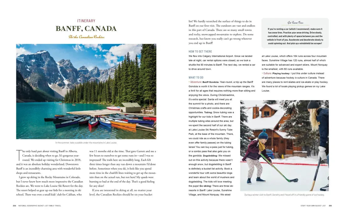 National Geographic Bucket List Family Travel US - Hardback