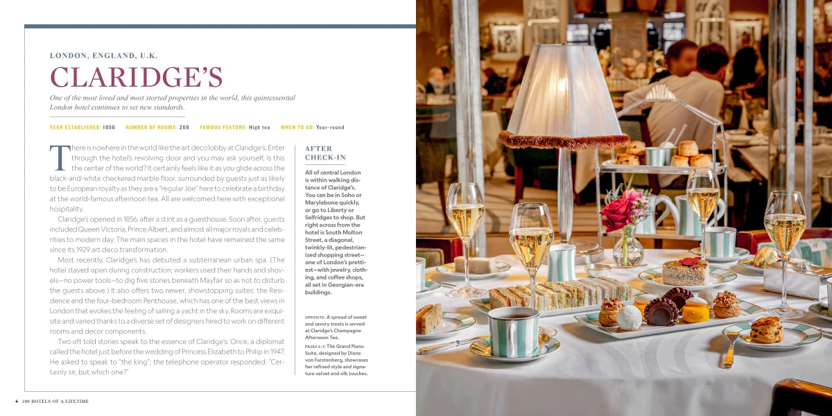 100 Hotels of a Lifetime US - Hardback