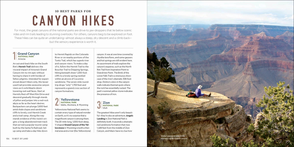 The 10 Best of Everything National Parks, 2nd Edition US - Paperback / softback