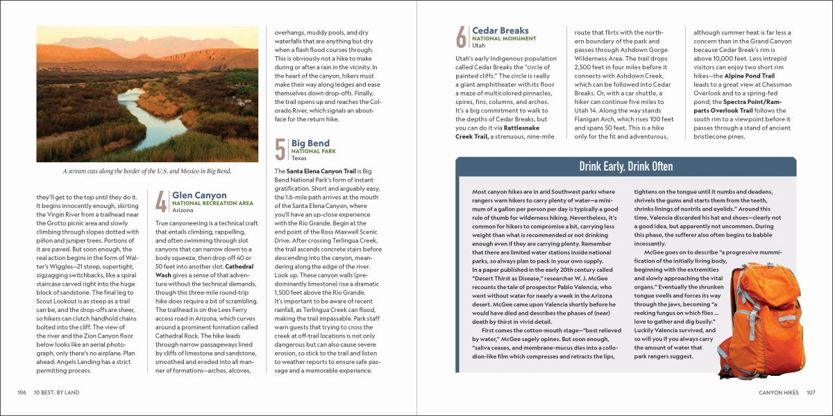 The 10 Best of Everything National Parks, 2nd Edition US - Paperback / softback