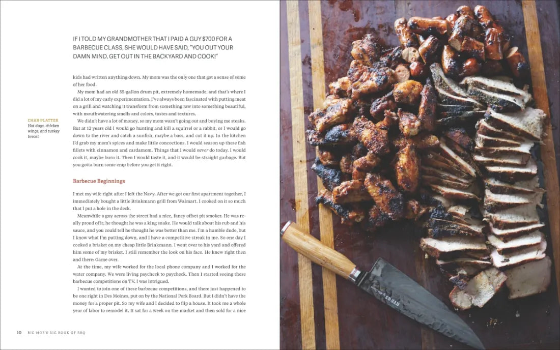 Big Moe's Big Book of BBQ US - Hardback