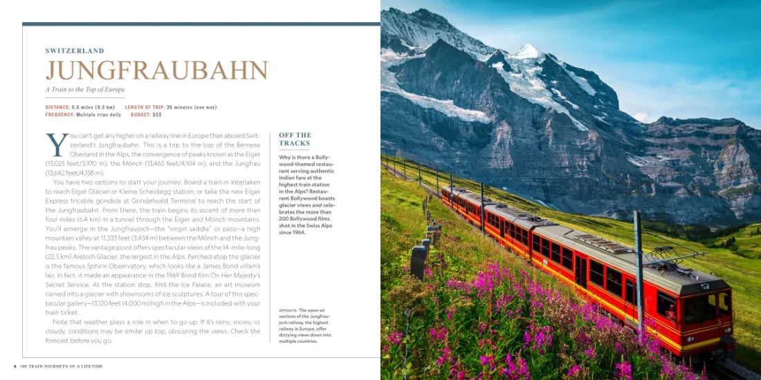 100 Train Journeys of a Lifetime US - Hardback