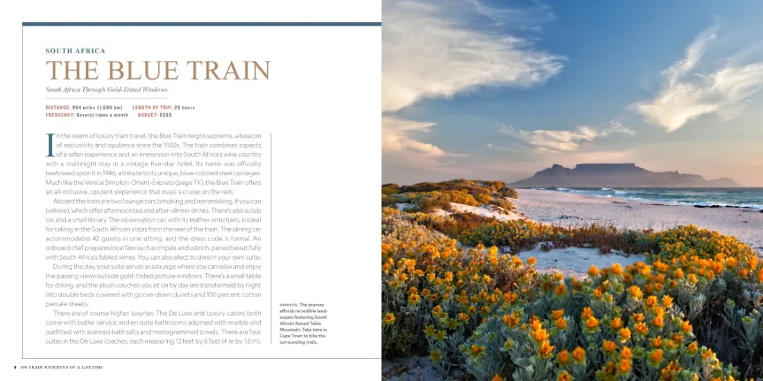 100 Train Journeys of a Lifetime US - Hardback