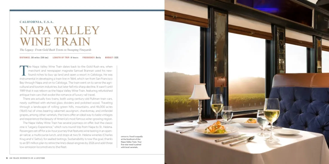100 Train Journeys of a Lifetime US - Hardback
