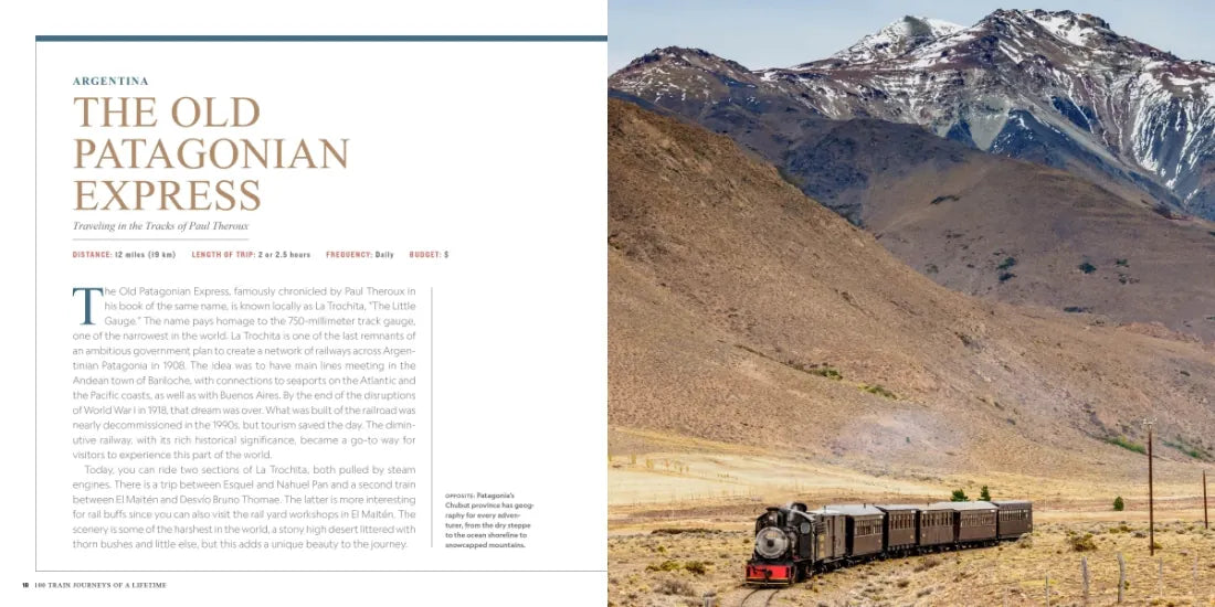 100 Train Journeys of a Lifetime US - Hardback