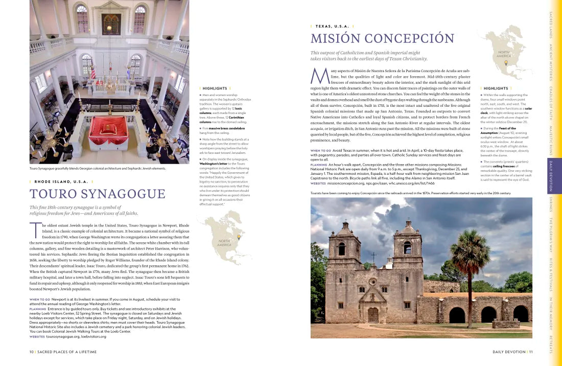 Sacred Places of a Lifetime US - Hardback