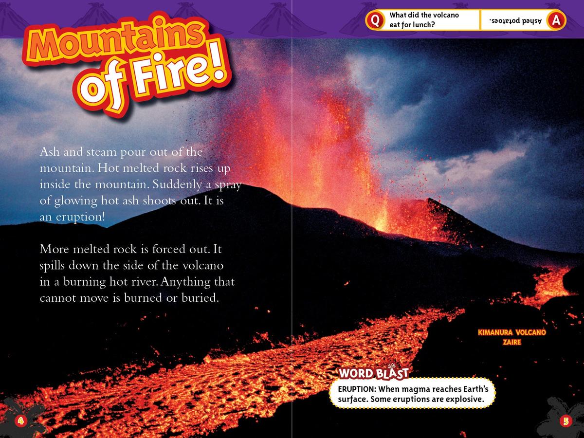 Volcanoes (National Geographic Kids Readers, Level 2) US - Paperback / softback