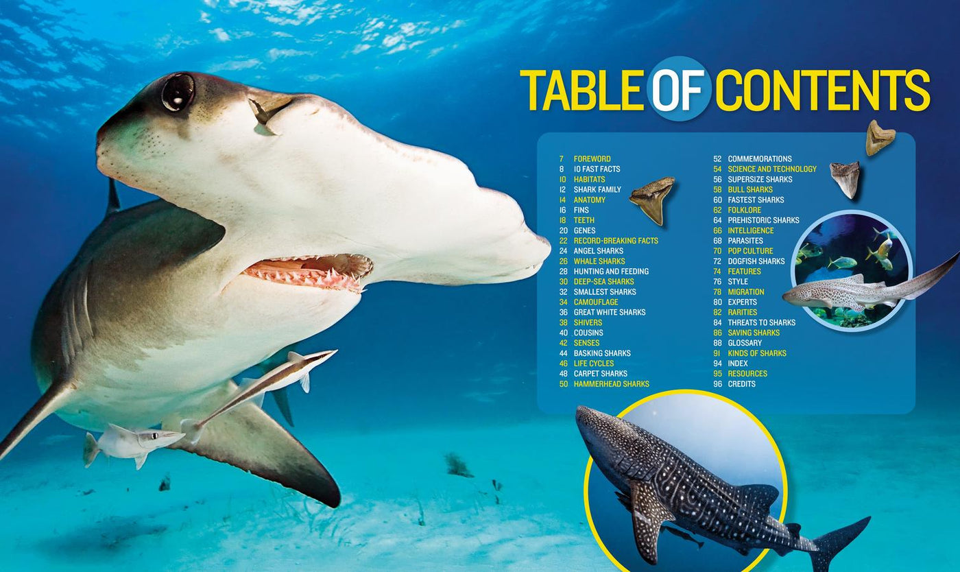 1,000 Facts About Sharks US - Hardback (9781426371745)