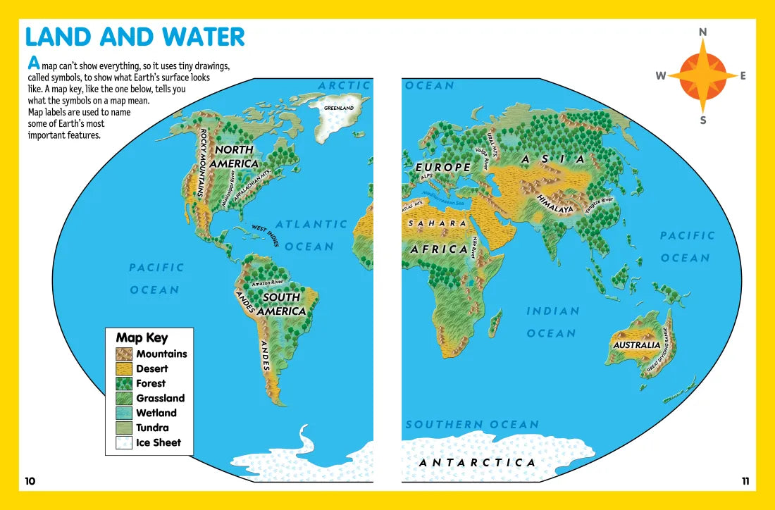 National Geographic Kids My First Atlas of the World, 3rd Edition US - Hardback