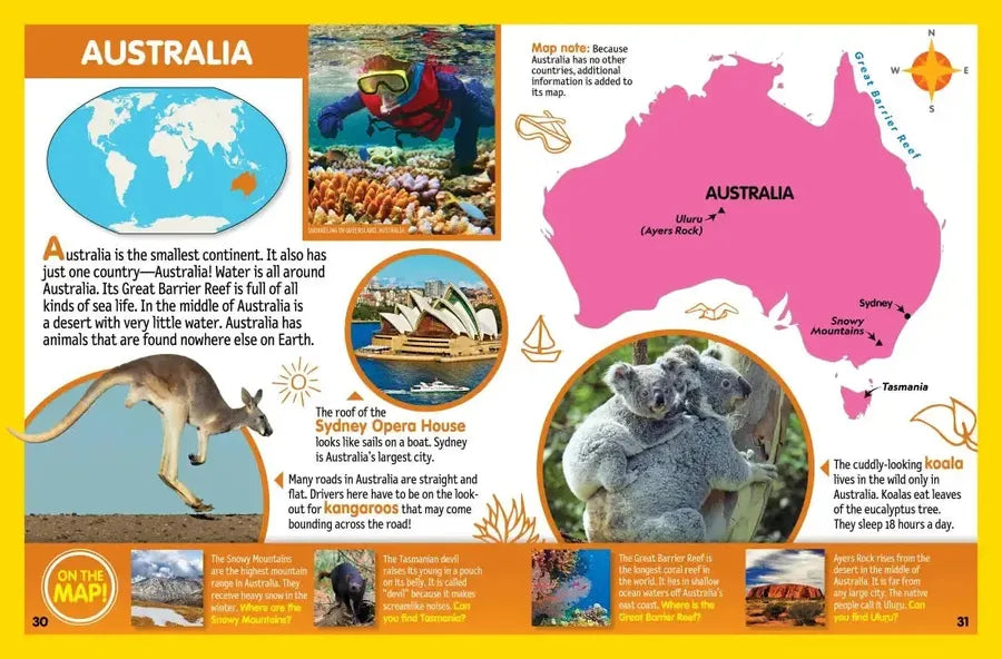 National Geographic Kids My First Atlas of the World, 3rd Edition US - Hardback
