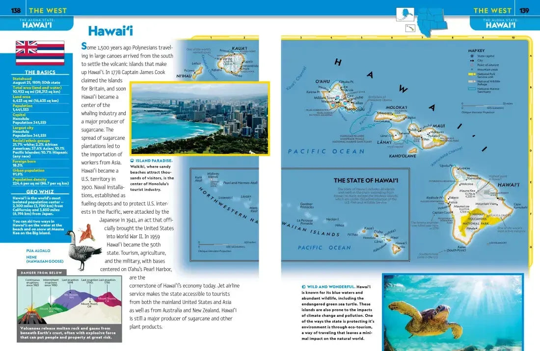 National Geographic Kids United States Atlas, 7th Edition US - Hardback