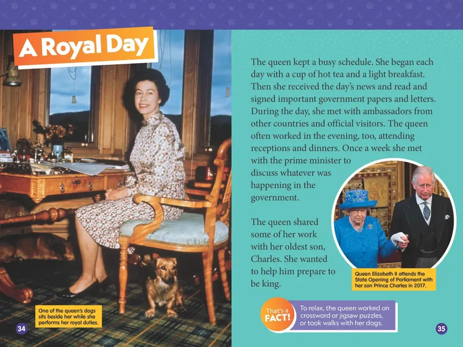 Queen Elizabeth II (National Geographic Kids Readers, Level 3) US - Hardback