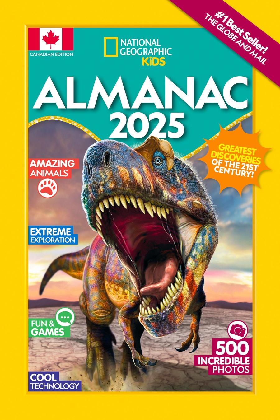 National Geographic Kids Almanac 2025 (Canadian Edition)-Children’s / Teenage reference material-買書書 BuyBookBook