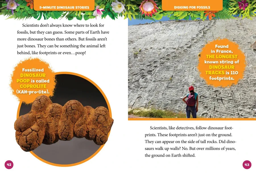 National Geographic Kids 5-Minute Dinosaur Stories US - Hardback