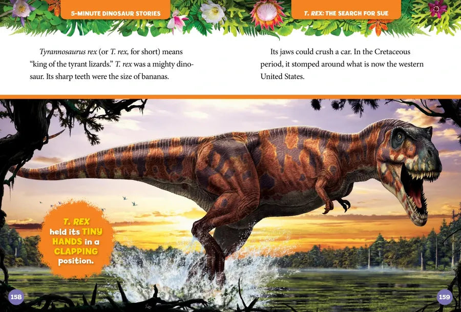 National Geographic Kids 5-Minute Dinosaur Stories US - Hardback