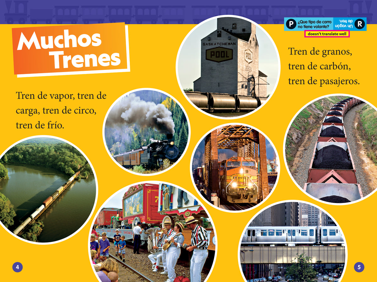 National Geographic Readers: Los Trenes (L1) interior 1 (ISBN 9781426376511)