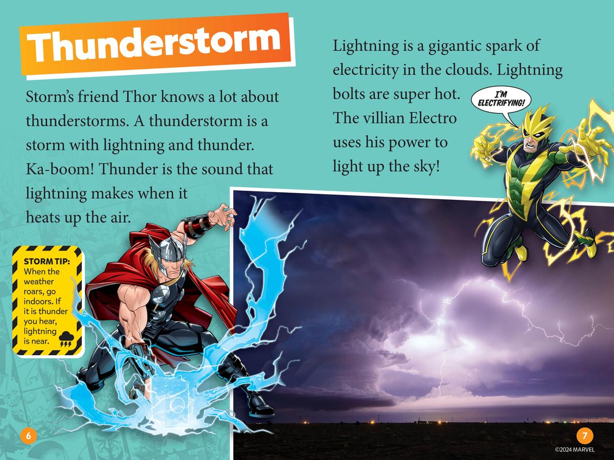 Marvel's Storm: Disaster Alert! (National Geographic Kids Readers, Level 1) US - Paperback / softback