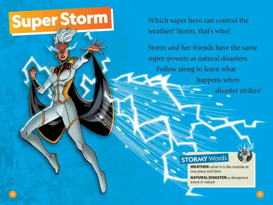 Marvel's Storm: Disaster Alert! (National Geographic Kids Readers, Level 1) US - Hardback