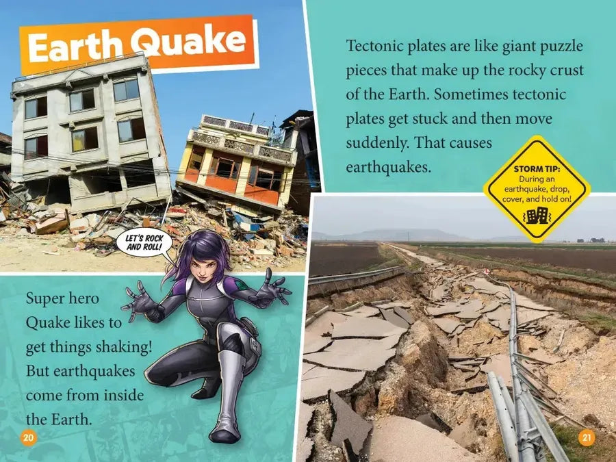 Marvel's Storm: Disaster Alert! (National Geographic Kids Readers, Level 1) US - Hardback