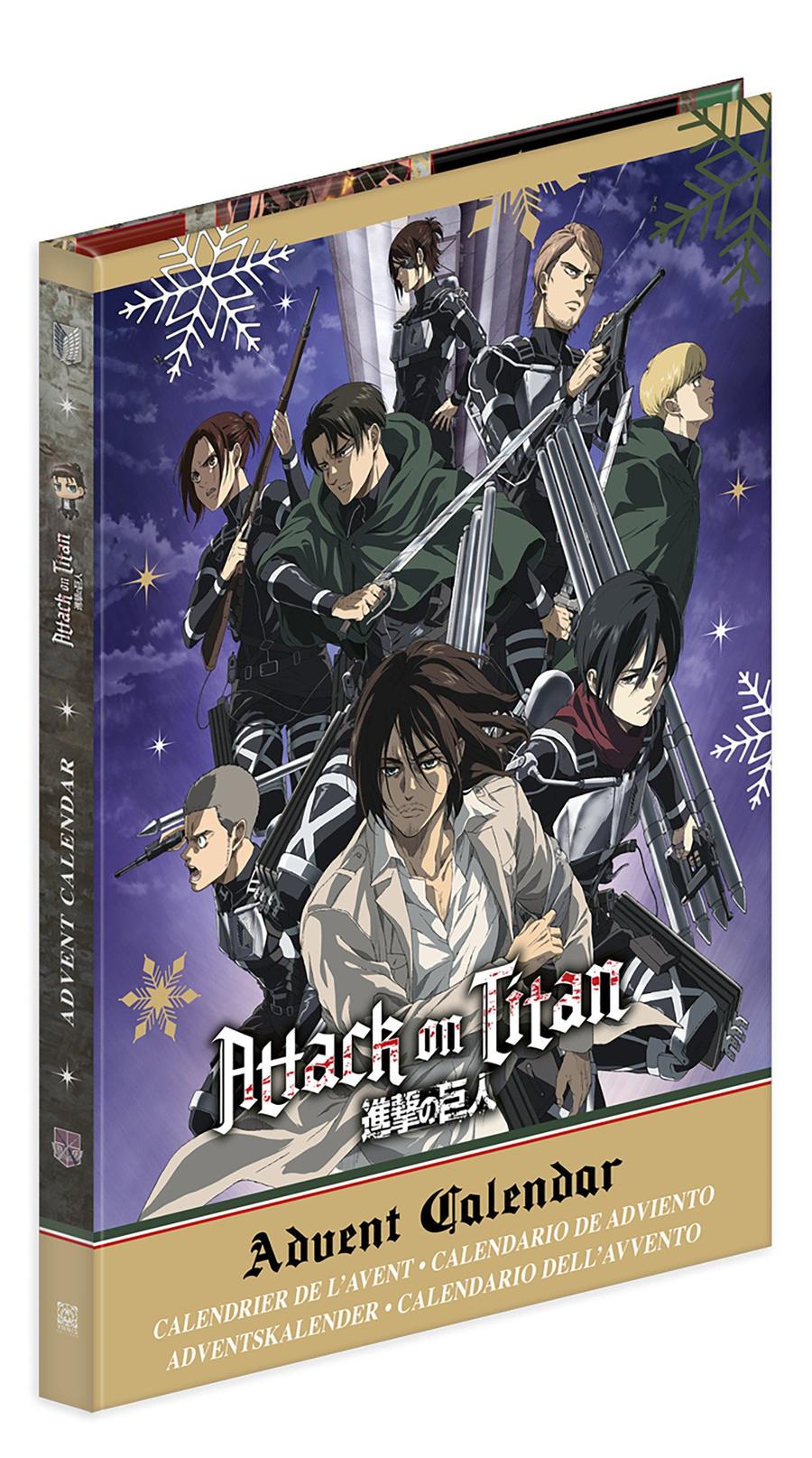Attack on Titan: The Official Advent Calendar: 24 Days of Exclusive Gifts and Surprises-Lifestyle and Leisure-買書書 BuyBookBook
